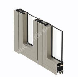 Gernium - Cửa đi mở quay hệ 55