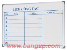 Bảng huỳnh quangbảng tinbảng lịch công tác