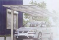 Mái che nhôm kính