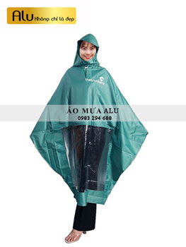 Áo mưa cánh dơi in logo quảng cáo công ty