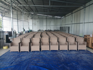 Bàn ghế nhựa giả mây