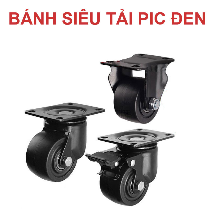 Bánh siêu tải PC đen