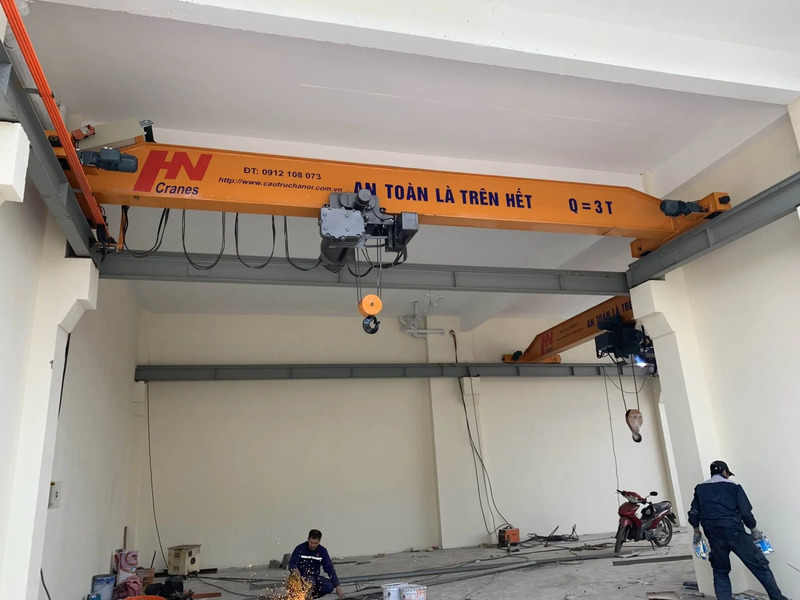 Cầu trục dầm đơn Q=3T