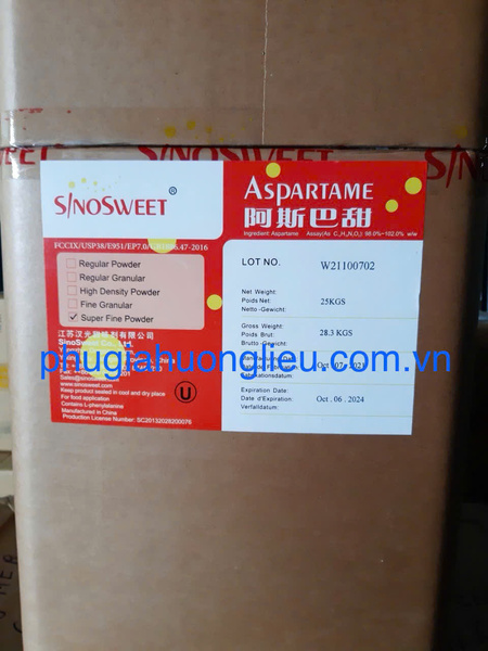 Chất tạo ngọt Aspartame