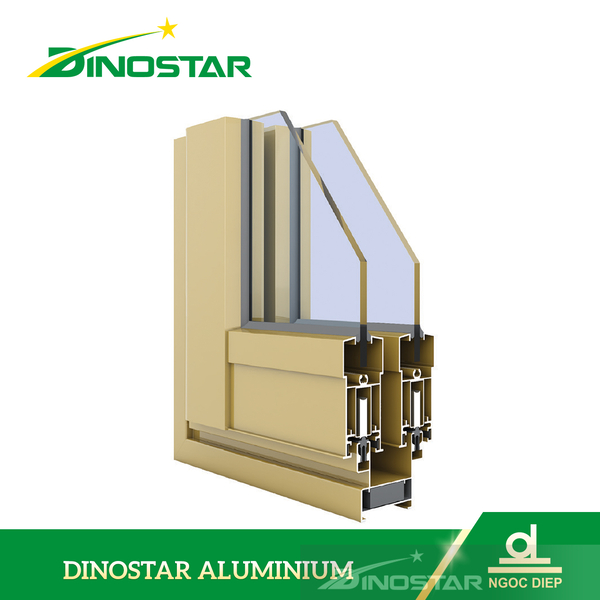 Cửa trượt và vách cố định hệ ND-V2600