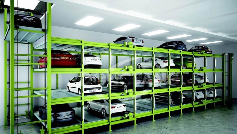 Hệ thống đỗ xe xoay vòng ngang