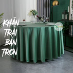 Khăn trải bàn trơn bóng cao cấp