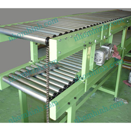 Băng tải con lăn truyền động xích