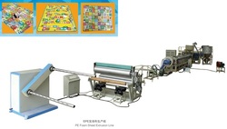 Máy cán màng xốp foam pe