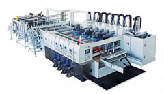 Máy in Flexo bổ chạp tự động (in mặt dưới)