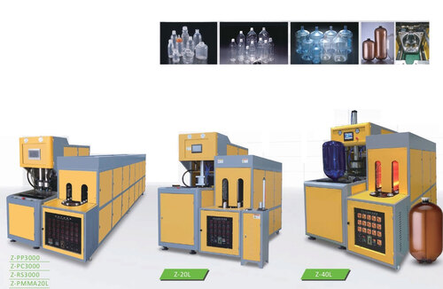 Máy thổi can PET bán tự động