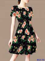 In hoa văn đầm váy