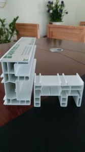 Thanh nhựa trắng