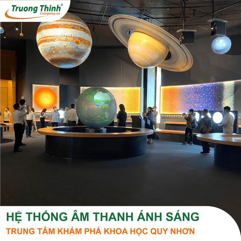 Hệ thống âm thanh ánh sáng trung tâm khám phá khoa học Quy Nhơn