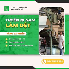 Tuyển nam làm dệt