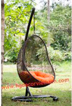 Xích đu nhựa giả mây